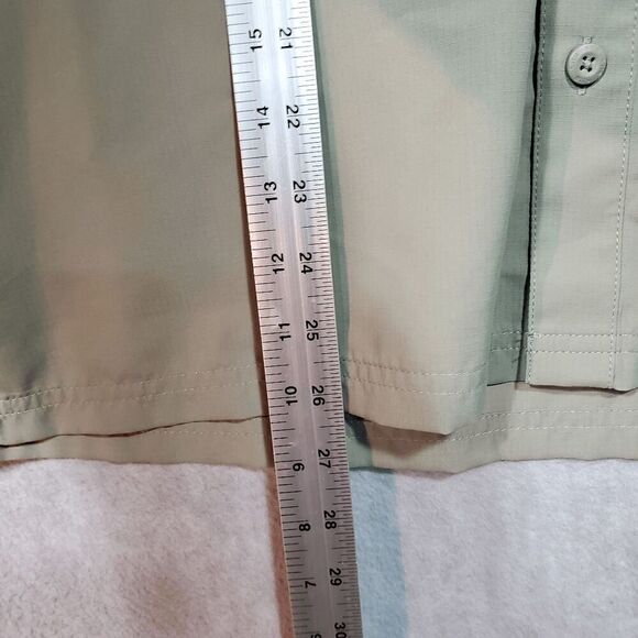 5.11 Tactical Shirt Men Small Tan Marksman Utility UPF 50 Short Sleeve Button Up - Picture 5 of 10